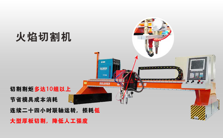 數(shù)控火焰切割機(jī)常用的幾種切割氣體